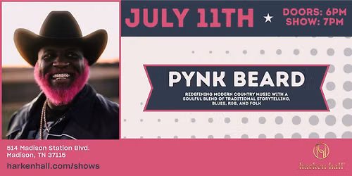 Pynk Beard at Duling Hall