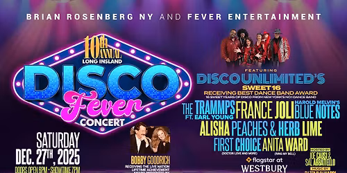 Long Island Disco Fever at Flagstar at Westbury Music Fair