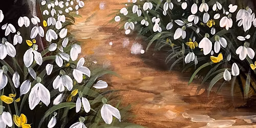 Join Brush Party to paint 'Snowdrop Spring' in Bow Brickhill