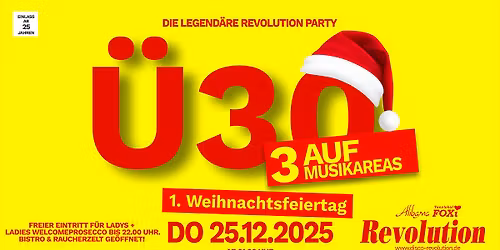 \u00dc30 PARTY -SPECIAL | 25.12