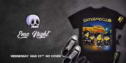 Emo Night & Free Shirt Giveaway & Emo Karaoke On The Patio