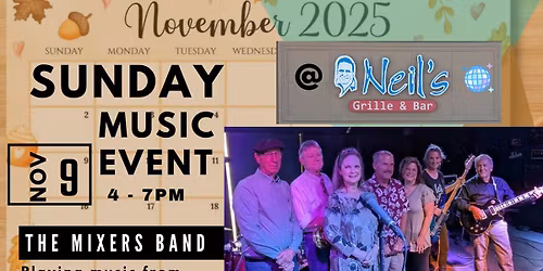 The Mixers November Music Event