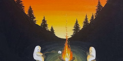 Paint & Sip: Campfire Ghost Stories \ud83d\udc7b\ud83d\udd25