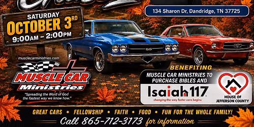 Muscle Car Ministries Fall Cruise-In presented by Rusty Wallace Ford