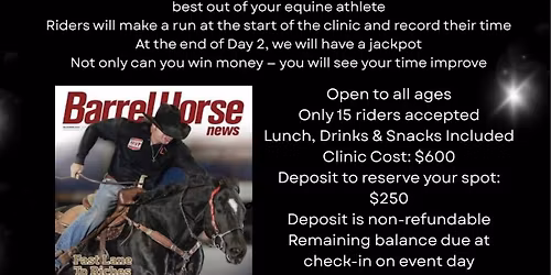 Will Lear Barrel Clinic