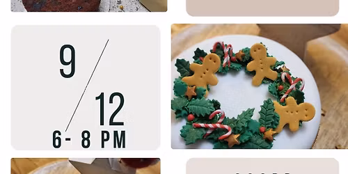 Decorate a Mini Christmas Cake Tuesday 9th December 6pm - 8pm