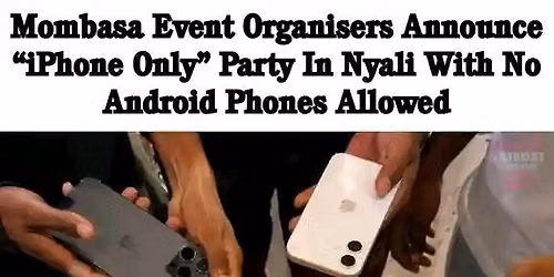 Iphone owners celebration party 
