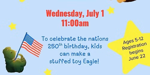 Patriotic Pal - Plushie Workshop