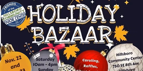 Copy of Annual Hillsboro Senior Center Holiday Bazaar