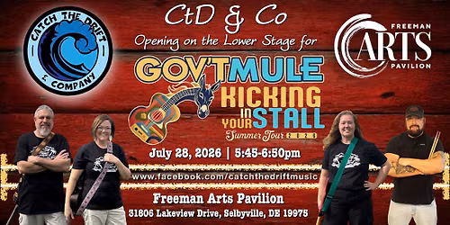 CtD & Co (Full Band) at Freeman's Lower Lawn Stage