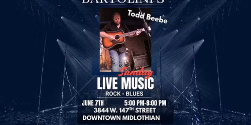 Music on the Bartolini's Patio with Todd Beebe