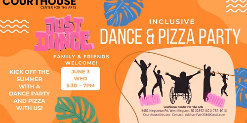 Just Dance - Inclusion Dance & Pizza Party 6\/3\/26 WED 5:30pm