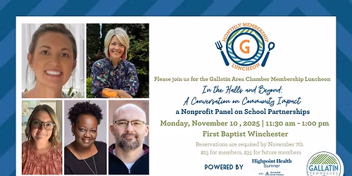 Gallatin Area Chamber November Membership Luncheon