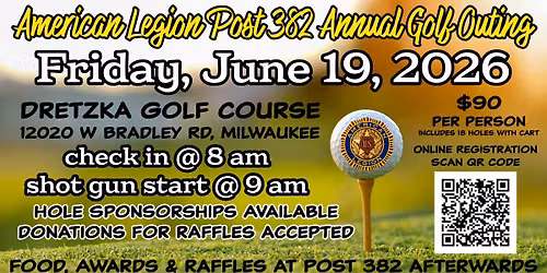 Post 382 Golf Outing
