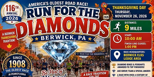 Run For The Diamonds - Berwick PA