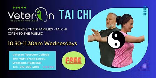 FREE Tai Chi - for Veterans & their Families (also open to the public)