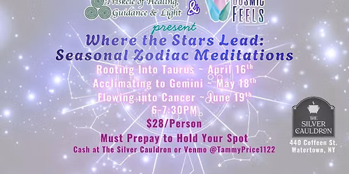 Where the Stars Lead: Seasonal Zodiac Meditations
