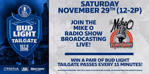 Win your way into the Bud Light Tailgate!