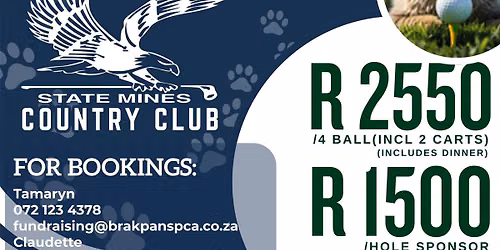 2026 Brakpan SPCA Annual Golf Day