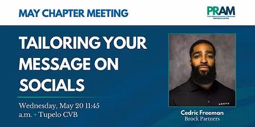 May Chapter Meeting: Tailoring Your Message on Socials