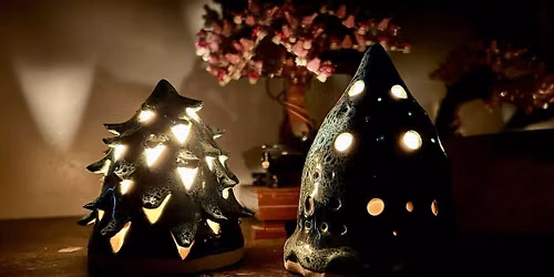 Ceramic Christmas Tree Luminaries Workshop