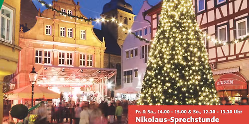 Der Buchener Weihnachtsmarkt in der Innenstadt