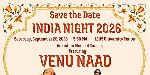 India Night 2026 - Venu Naad