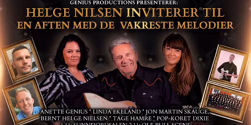 HELGE NILSEN INVITERER TIL EN AFTEN MED DE VAKRESTE MELODIER \/\/ SUNNFJORDSALEN \/\/ F\u00d8RDE 1\/11-25