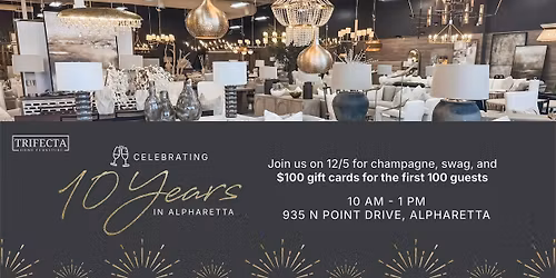 Friday Shopping Event - Luxury Home Furniture in Alpharetta