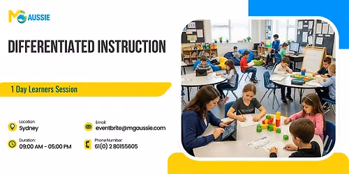 Differentiated Instruction: 1 Day Learners Session in Sydney