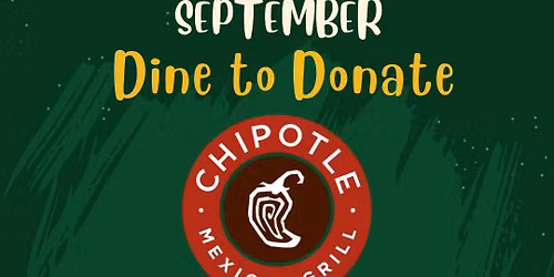 BHS Student Council September Dine to Donate at Chipotle