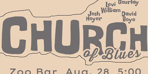 Church of Blues are back at The Zoo Bar!