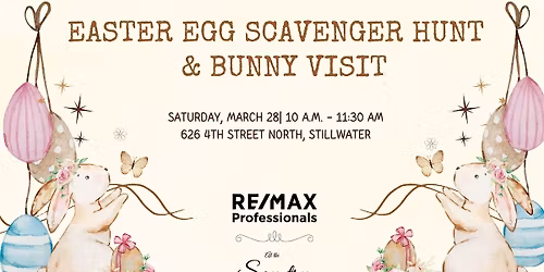 Easter Egg Scavenger Hunt & Bunny Visit