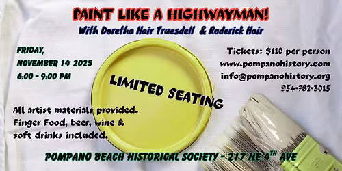 Paint Like a Highwayman!