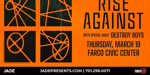 Rise Against with Destroy Boys