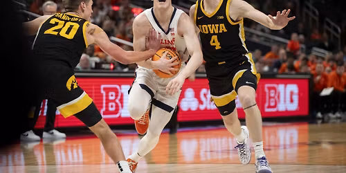 Illinois Fighting Illini at Iowa Hawkeyes Mens Basketball