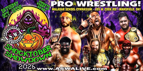 Live Pro Wrestling: ASWA Shocktober Showdown 2026!