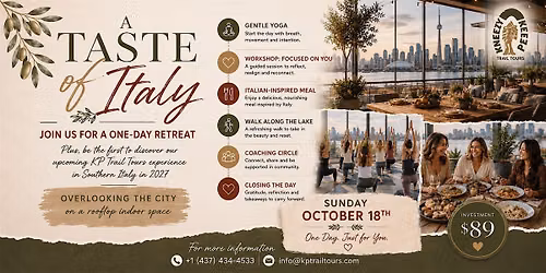 A Taste of Italy - A One Day Wellness Experience