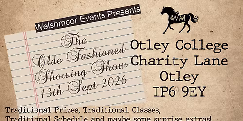 Showing Show - Olde Fashioned Showing Show