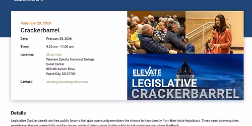 Second Legislative Crackerbarrel (Nicole will be there!) \ud83d\udc9b
