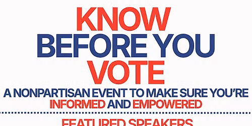 Know Before You Vote
