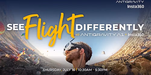 Demo Experience: See Flight Differently with Antigravity A1