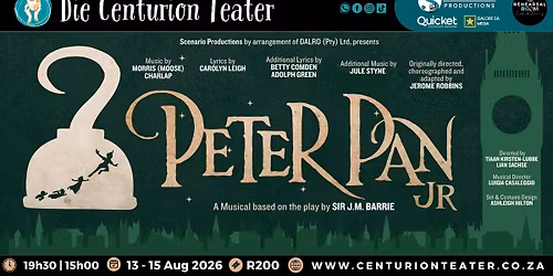 PETER PAN Jr. \u2013 The Musical | Die Centurion Teater