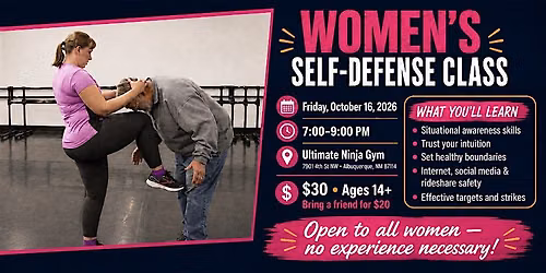 Women's Self Defense Class
