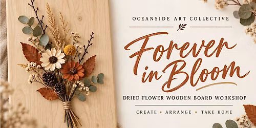 Dried Flower Wooden Board Workshop