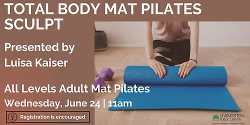 Total Body Mat Pilates Sculpt for Adults Primary tabs
