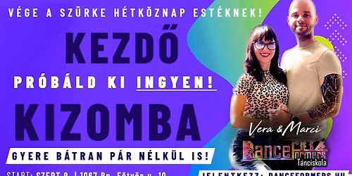 \u00daj Kezd\u0151 Kizomba & Urban Kiz Tanfolyam - Jelentkezz Ingyenes Els\u0151 \u00d3r\u00e1dra!