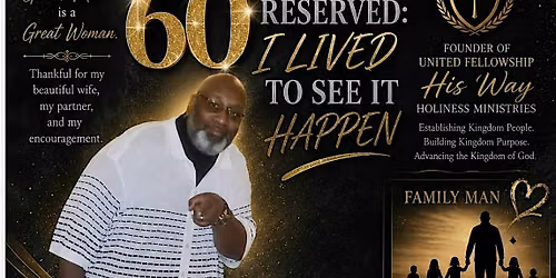 Apostle Bryan K. Carter 60th Reserved: \u201cI lived to see it happen!\u201d