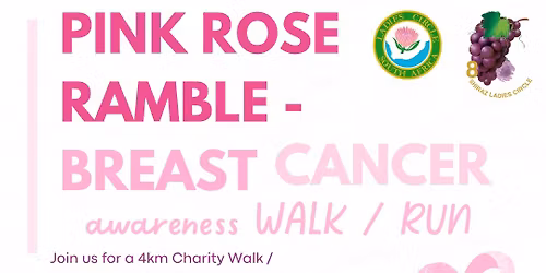 Pink Ros\u00e9 Ramble - Breast Cancer Awareness Run \/ Walk