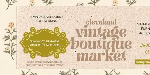 Cleveland Vintage Boutique Market